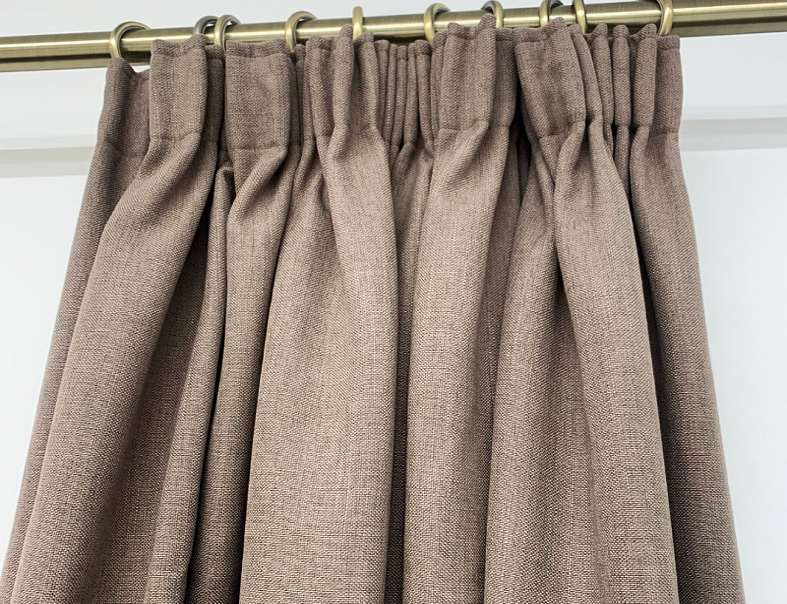 Pencil pleat curtains